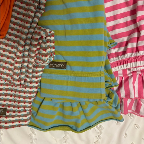 Bundle of 5 ruffled bottom leggings. 4T. Matilda Jane (2) - Picture 4 of 12